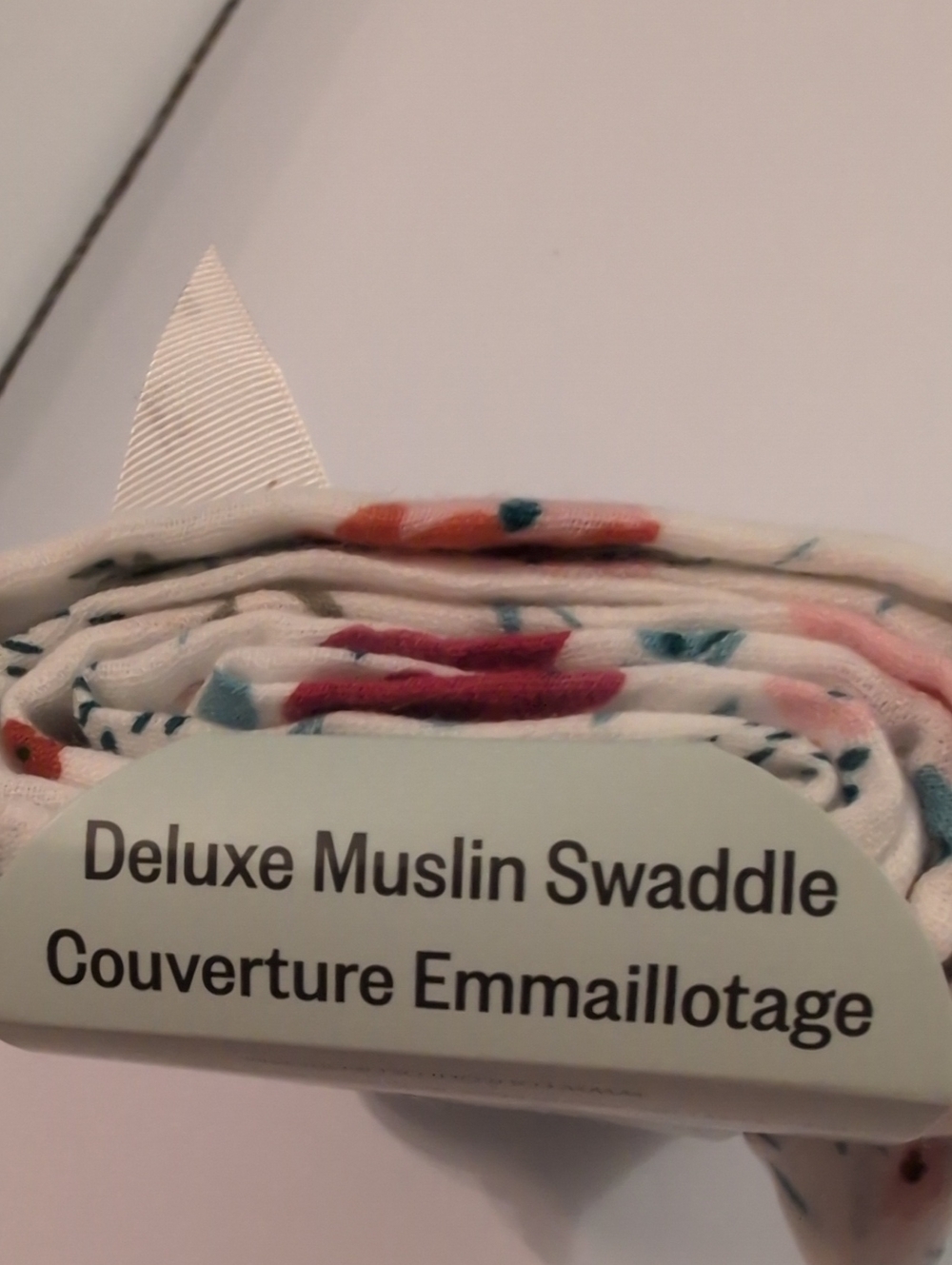 Loulou Lollipop Floral Muslin Swaddle Blanket 47x47 - Picture 4 of 4